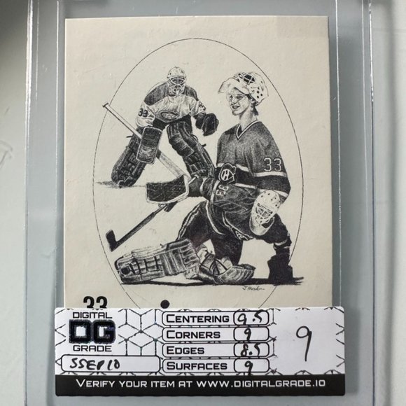 1986-87 Kraft Hockey Drawing Patrick Roy RC #61 pre graded: 9 - Picture 1 of 3